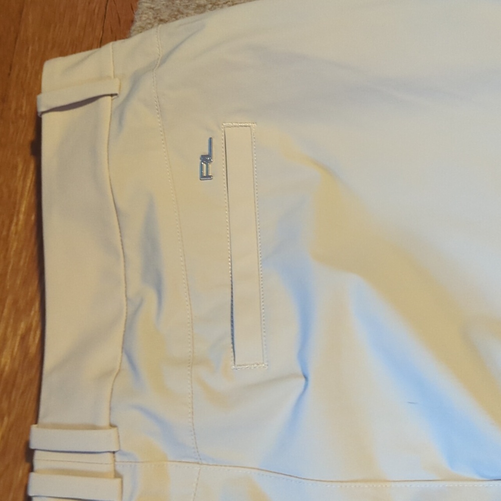 Women's Polo Golf Ralph Lauren Classic Tech Cream Pants Size 8 New W/O Tags